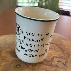 Vintage Carrigdhoun Irish Blessing Mug